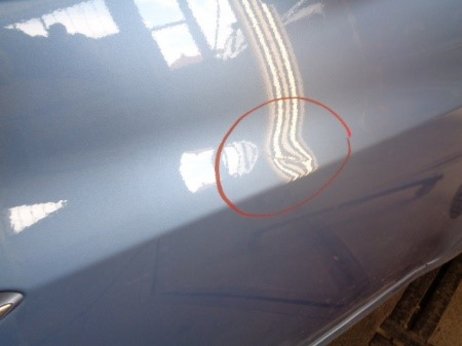 Der Hagelschaden vor der Reparatur Hagelschaden reparieren in Pettenbach